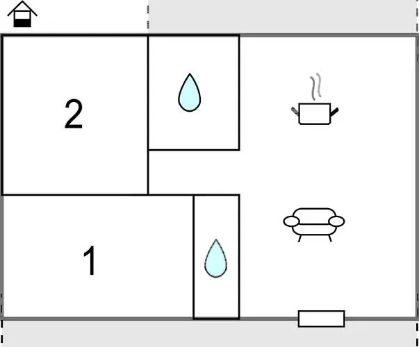 Hébergement de vacances 2 Bedroom Stunning In *